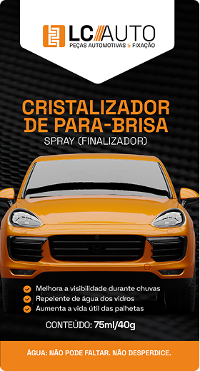 Produto Cristalizador de Para-brisa
